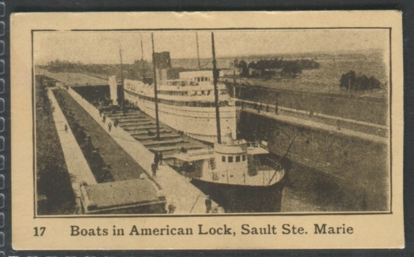 17 Boats in American Lock, Sault Ste Marie